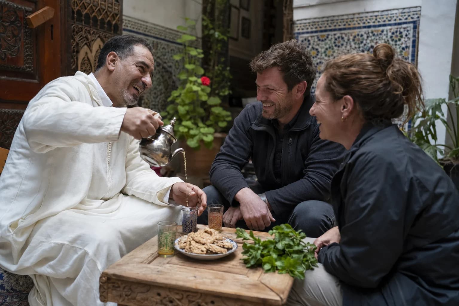 Moroccan hospitality and warm welcome