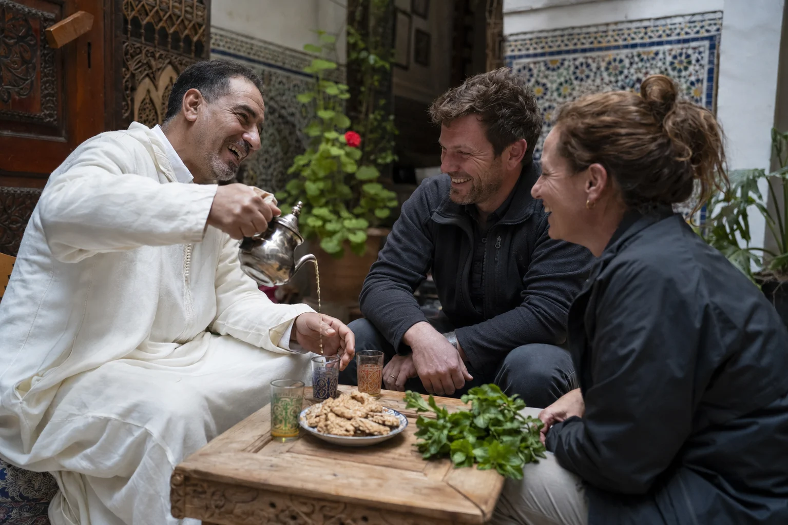 Moroccan hospitality and warm welcome